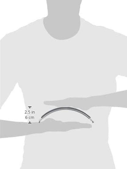 Bookarc for Macbook | Space-Saving Vertical Desktop Stand for Apple Notebooks (Space Grey)*Not Compatible with M1, See Insert Option to Update/Upgrade*